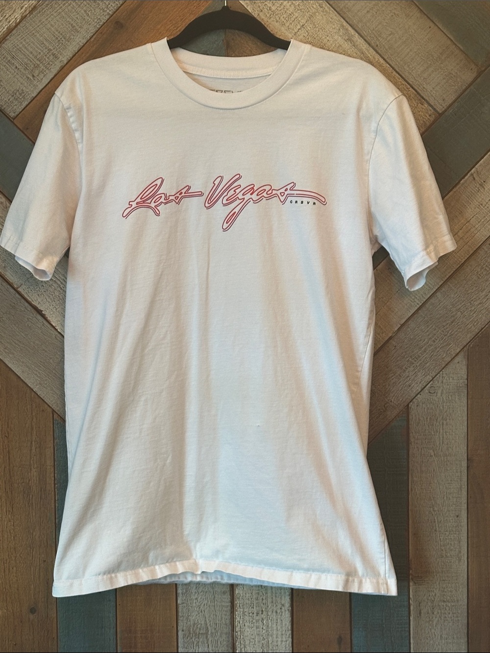 White 'Las Vegas' Graphic Tee